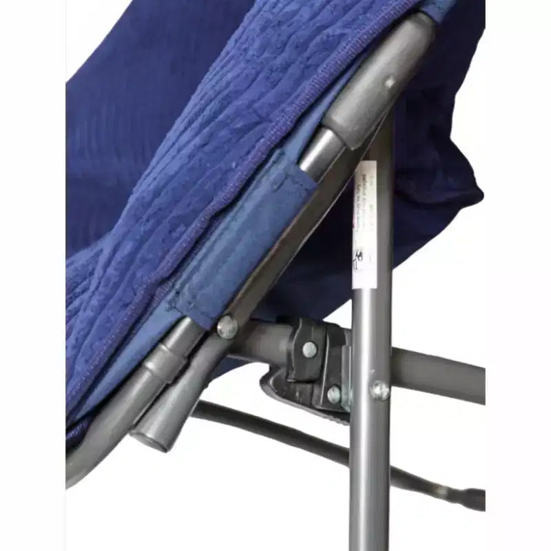 Chaise Pliante Hexagonale en Velours Côtelé