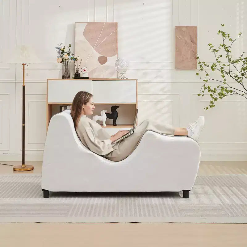 Chaise de yoga pour adultes, chaise longue de yoga en velours pour l'intérieur pour l'exercice, les étirements, la relaxation