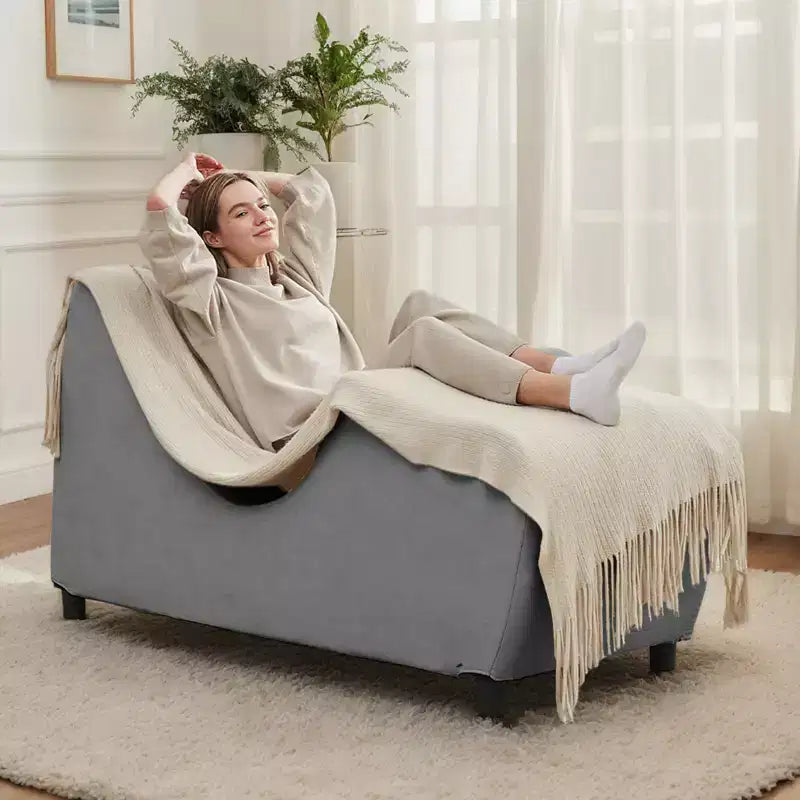 Chaise de yoga pour adultes, chaise longue de yoga en velours pour l'intérieur pour l'exercice, les étirements, la relaxation