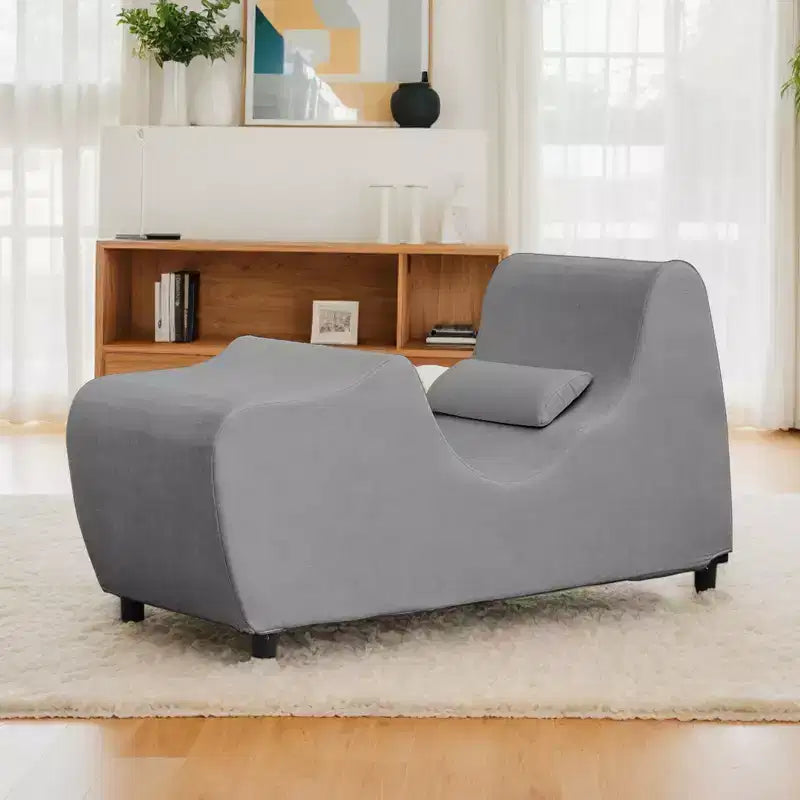 Chaise de yoga pour adultes, chaise longue de yoga en velours pour l'intérieur pour l'exercice, les étirements, la relaxation