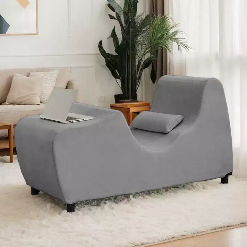 Chaise de yoga pour adultes, chaise longue de yoga en velours pour l'intérieur pour l'exercice, les étirements, la relaxation