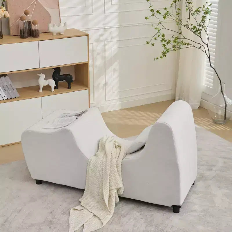 Chaise de yoga pour adultes, chaise longue de yoga en velours pour l'intérieur pour l'exercice, les étirements, la relaxation
