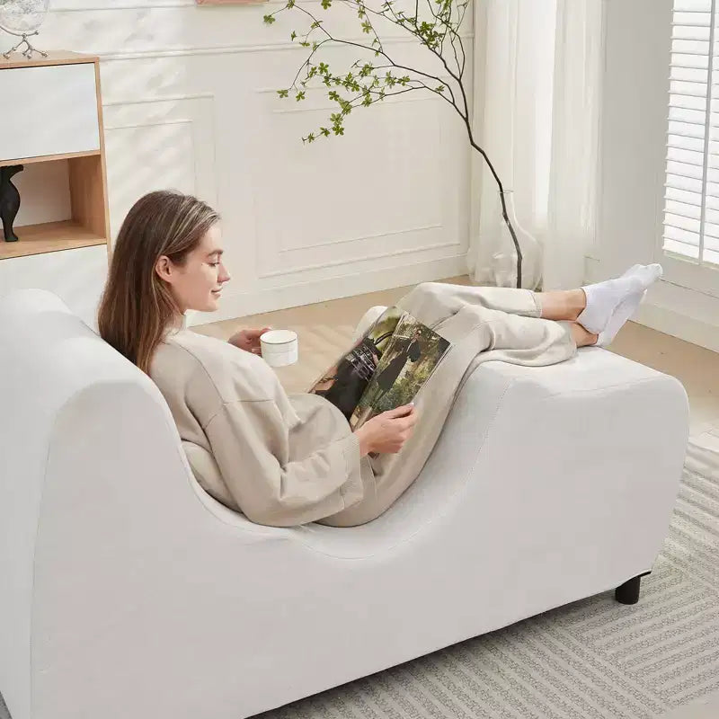 Chaise de yoga pour adultes, chaise longue de yoga en velours pour l'intérieur pour l'exercice, les étirements, la relaxation