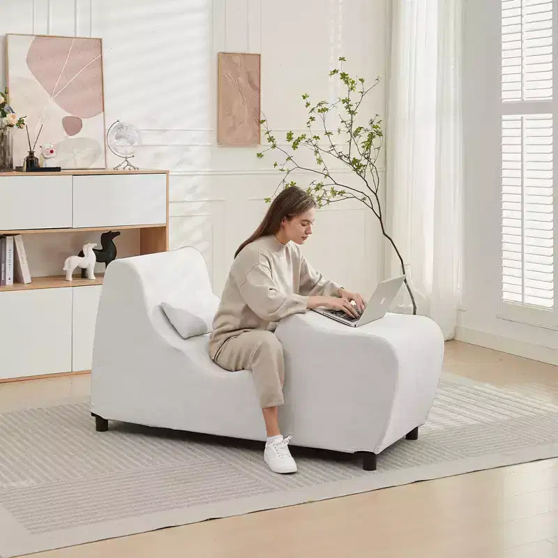Chaise de yoga pour adultes, chaise longue de yoga en velours pour l'intérieur pour l'exercice, les étirements, la relaxation