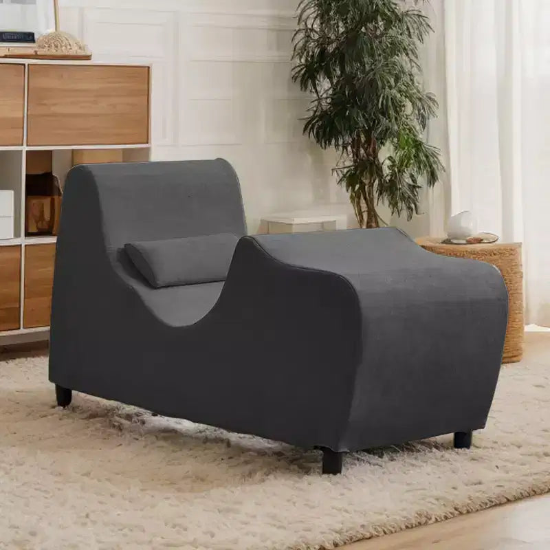 Chaise de yoga pour adultes, chaise longue de yoga en velours pour l'intérieur pour l'exercice, les étirements, la relaxation