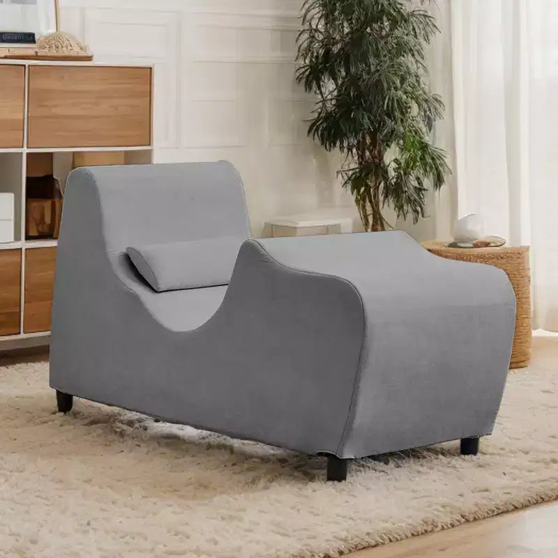 Chaise de yoga pour adultes, chaise longue de yoga en velours pour l'intérieur pour l'exercice, les étirements, la relaxation