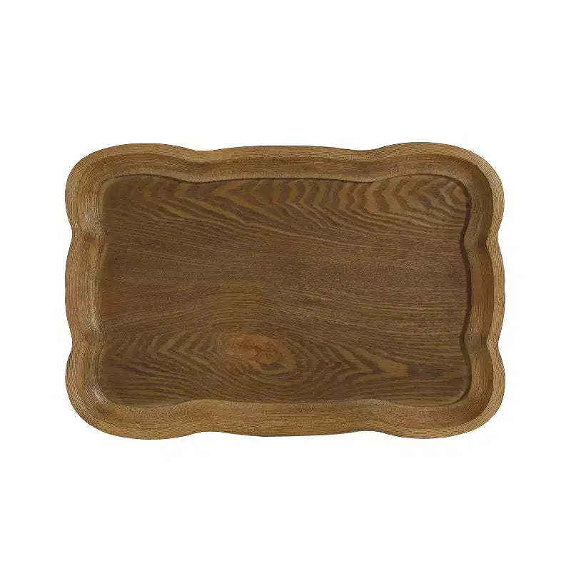 Table d'appoint vintage en bois en forme de sablier