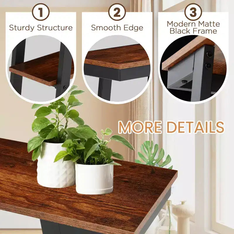 Console 29,9 po, marron