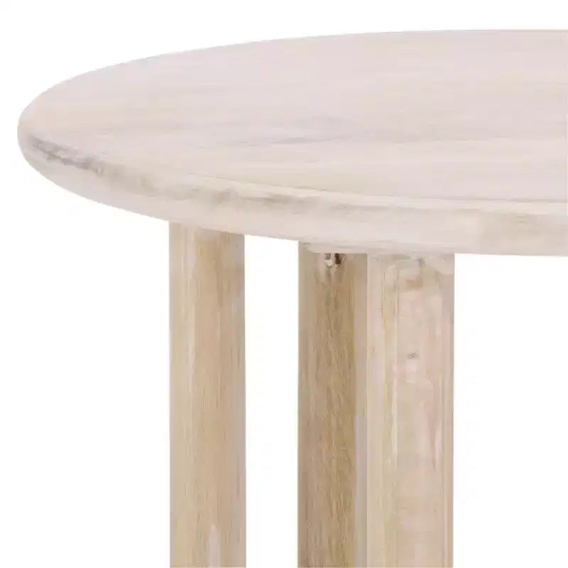 Guéridon d'appoint, manguier finition naturelle