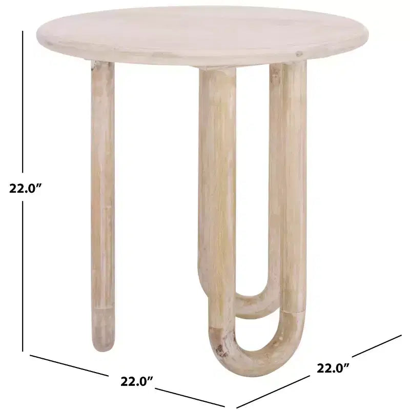 Guéridon d'appoint, manguier finition naturelle