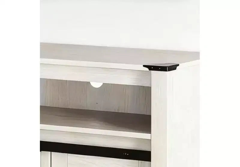 59Console de télévision rustique en bois coulissant pour Grange, Meuble TV pour salon, Meuble TV de ferme