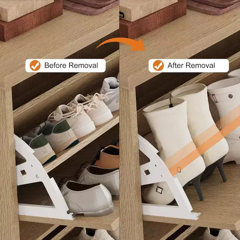 Meuble à chaussures 4 tiroirs avec design cannelé, étagères réglables et amovibles, organiseur autonome étroit pour entrée pour chaussures et petits objets