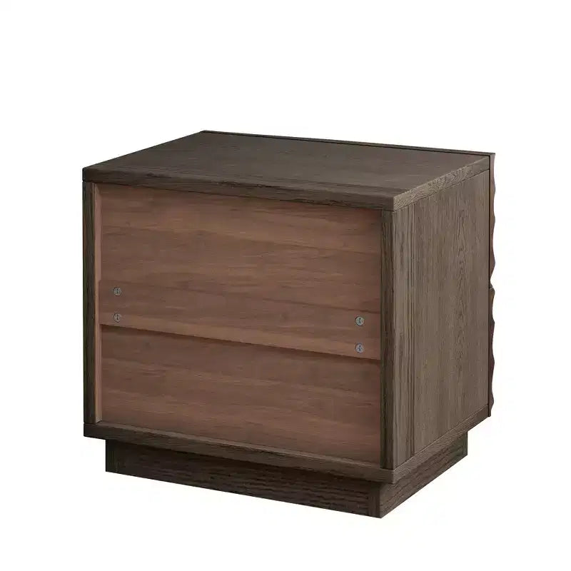 Tables de chevet modernes en bois avec 2 tiroirs