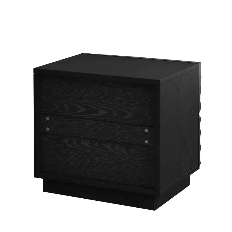 Tables de chevet modernes en bois avec 2 tiroirs